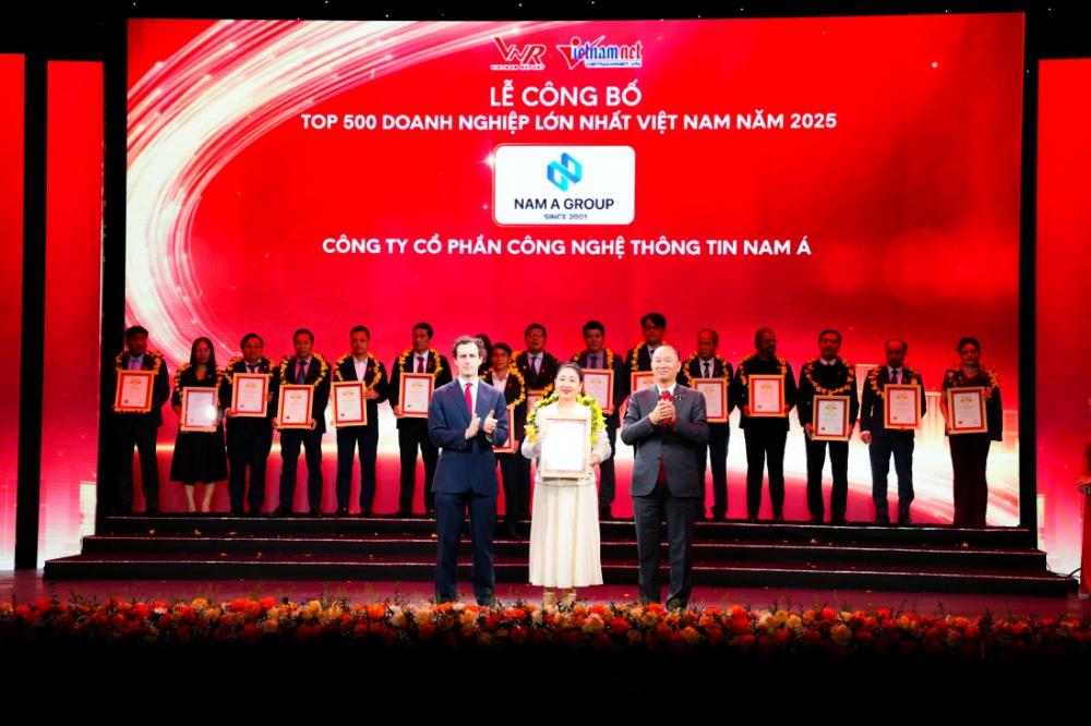 NAM Á GROUP TẠO DẤU ẤN VỚI “CÚ ĐÚP” VINH DANH TRONG TOP 500 DOANH NGHIỆP TƯ NHÂN LỚN NHẤT VIỆT NAM